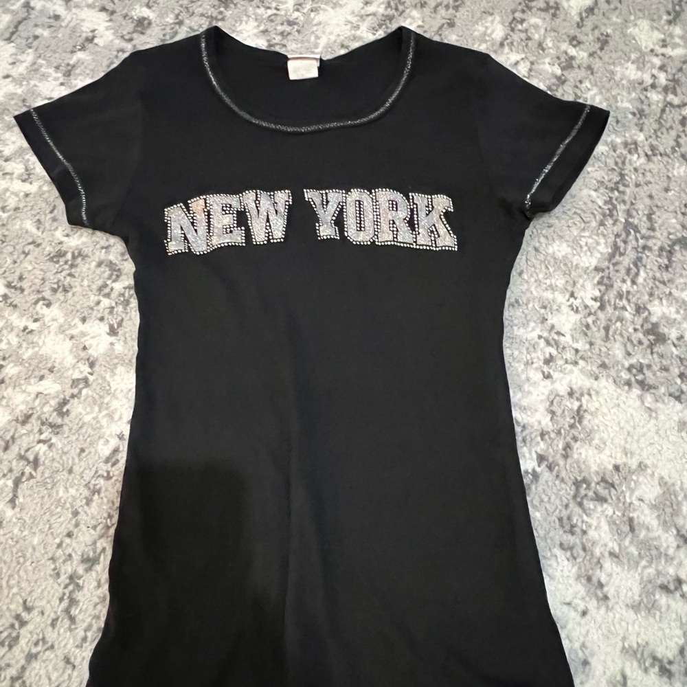 new york sparkle top Y2K